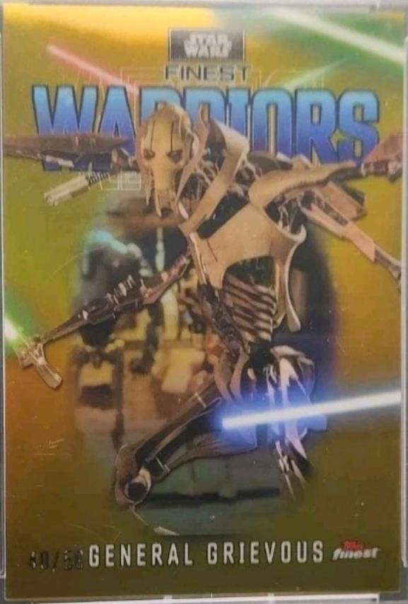 2023 Topps Finest Warriors General Grievous [Gold Refractor] #FW-21 card