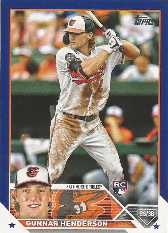 2023 Topps Gunnar Henderson [Royal Blue] #206 card