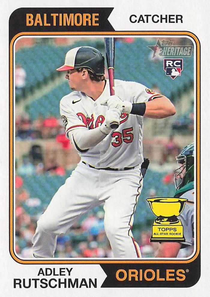 2023 Topps Heritage Adley Rutschman #7 card