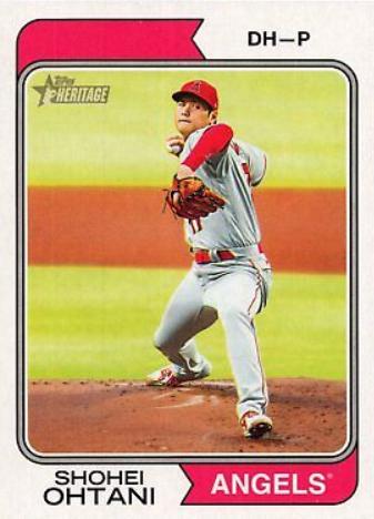 2023 Topps Heritage Shohei Ohtani #20 card