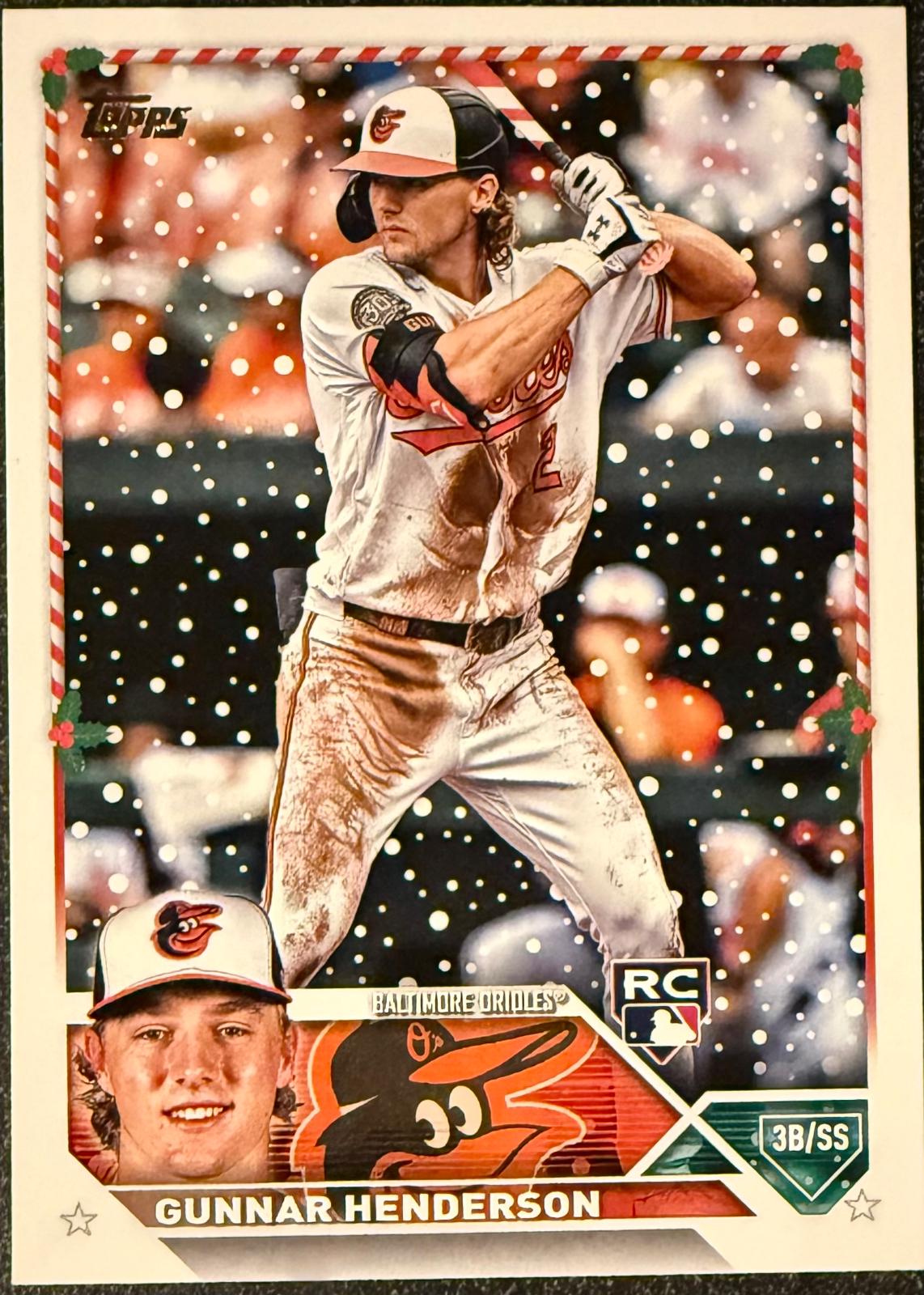 2023 Topps Holiday Gunnar Henderson [SP Variation] #H4 card