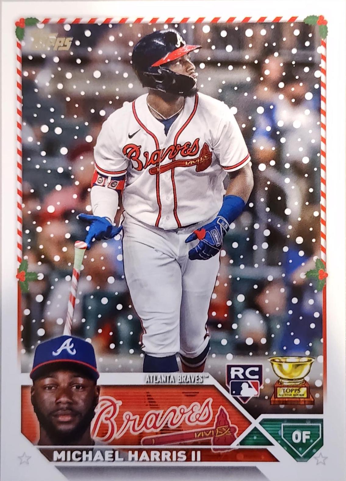2023 Topps Holiday Michael Harris II [SP Variation] #H105 card