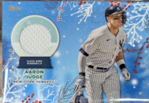 2023 Topps Holiday Relics Aaron Judge #RC-AJ card