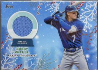 2023 Topps Holiday Relics Bobby Witt Jr. #RC-BW card