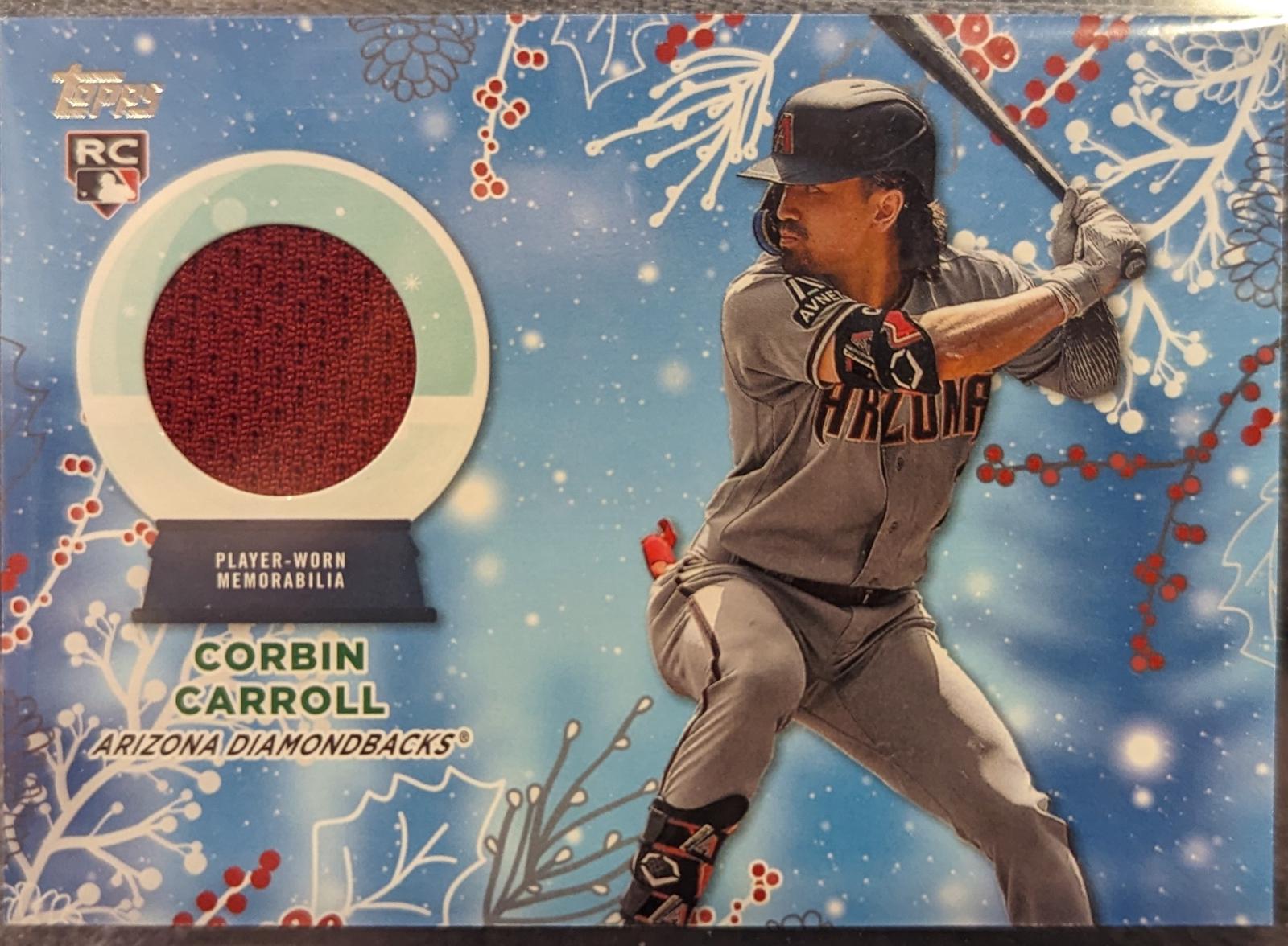 2023 Topps Holiday Relics Corbin Carroll #RC-CCA card