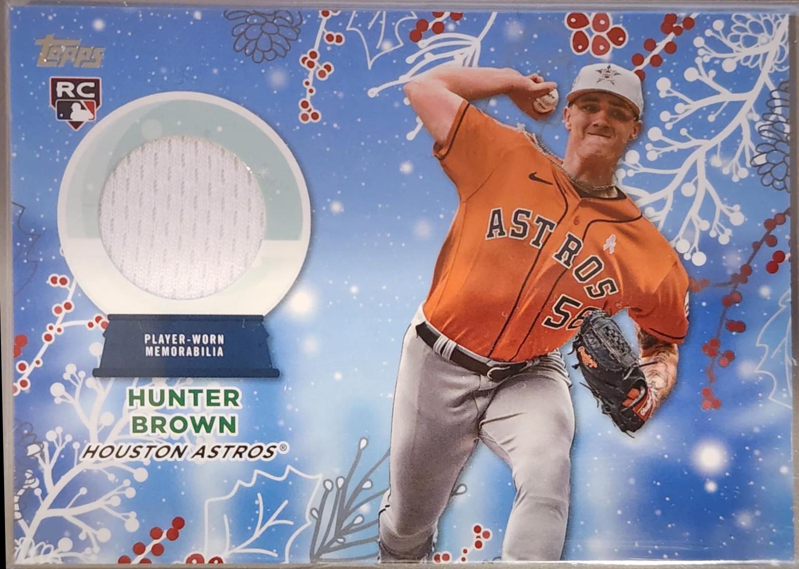 2023 Topps Holiday Relics Hunter Brown #RC-HB card