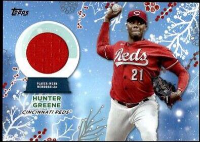 2023 Topps Holiday Relics Hunter Greene #RC-HG card
