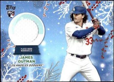 2023 Topps Holiday Relics James Outman #RC-JO card