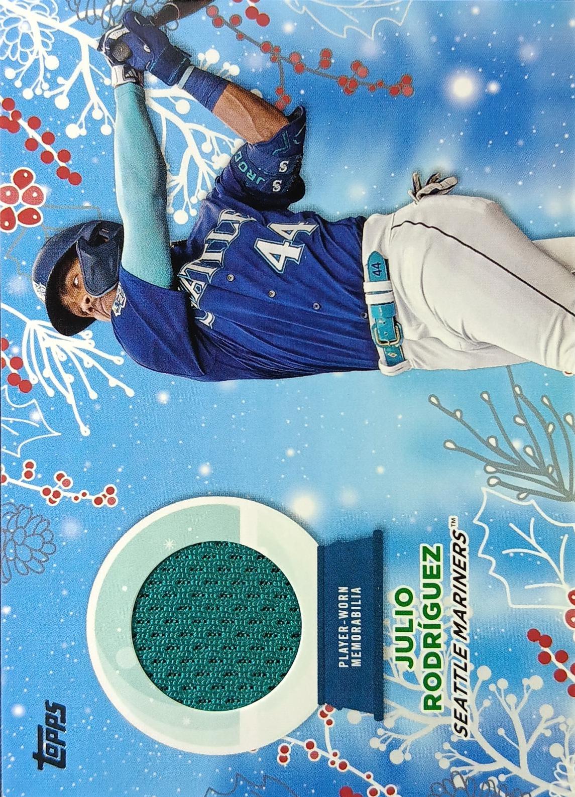 2023 Topps Holiday Relics Julio Rodriguez #RC-JRO card