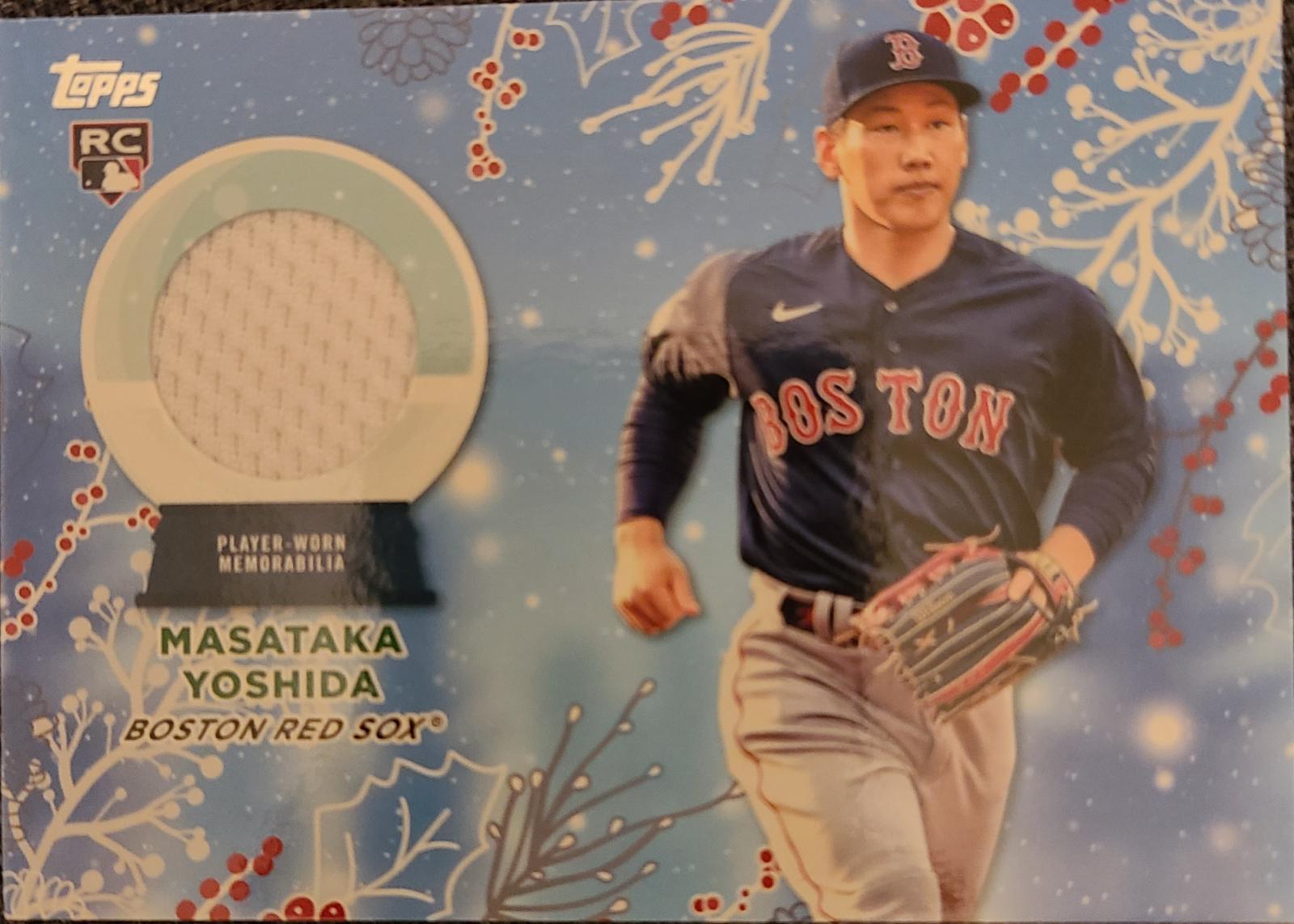 2023 Topps Holiday Relics Masataka Yoshida #RC-MY card