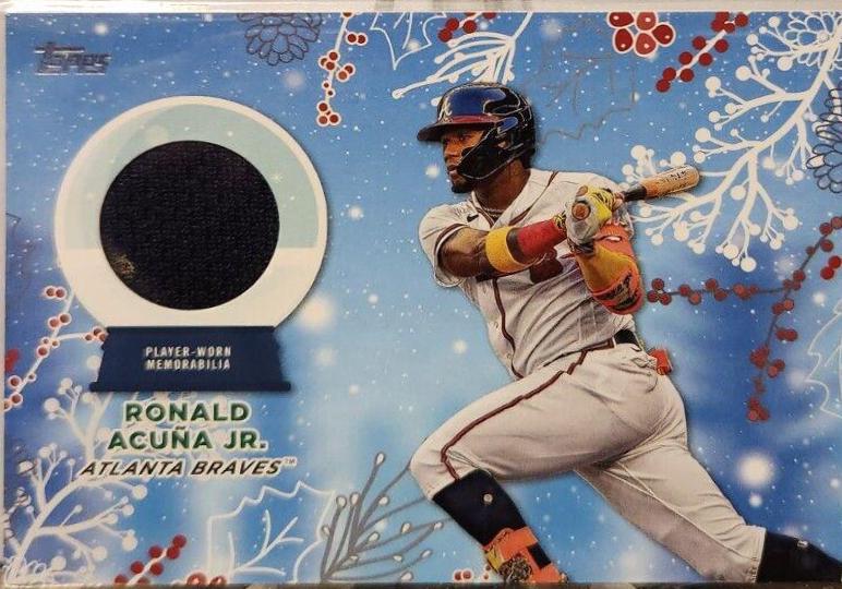 2023 Topps Holiday Relics Ronald Acuna Jr. #RC-RAJ card