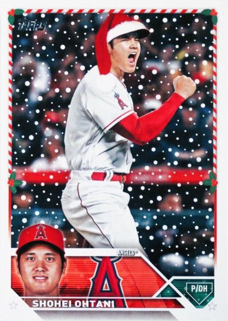 2023 Topps Holiday Shohei Ohtani [SP Variation] #H17 card