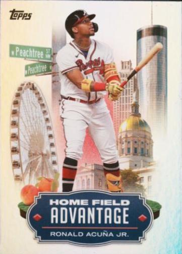 2023 Topps Home Field Advantage Ronald Acuna Jr #HA-6 card