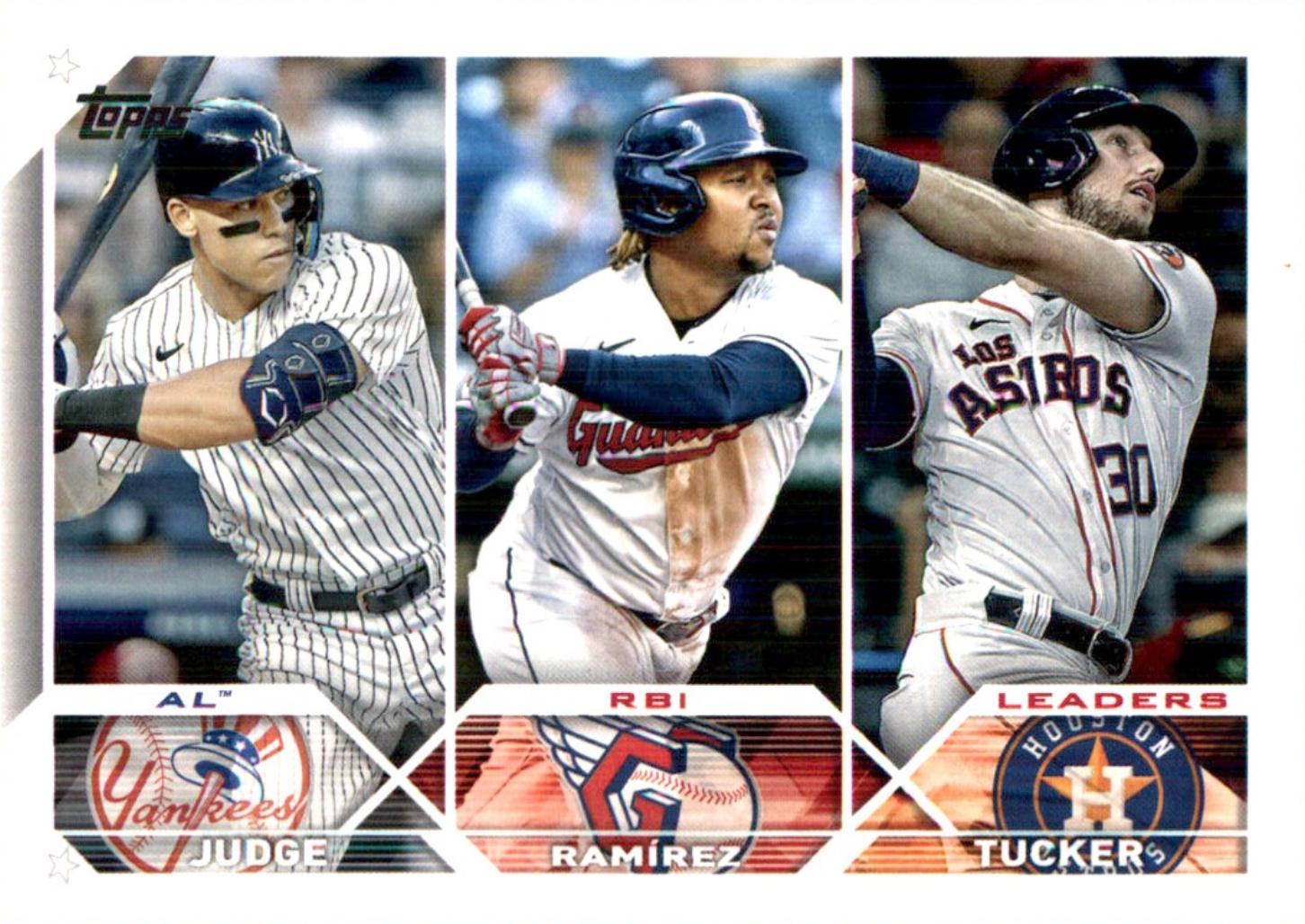 2023 Topps Kyle Tucker, Jose Ramirez, Aaron Judge #241 card
