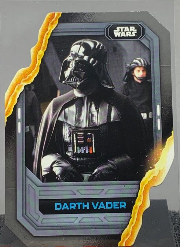 2023 Topps Lightsaber Stylings Die-Cut Darth Vader #LS-11 card