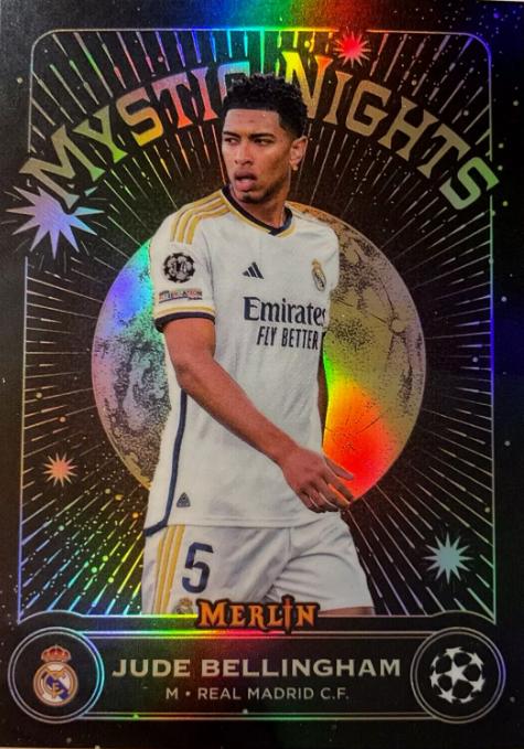 2023 Topps Merlin UEFA Mystic Nights Jude Bellingham #MN-1 card