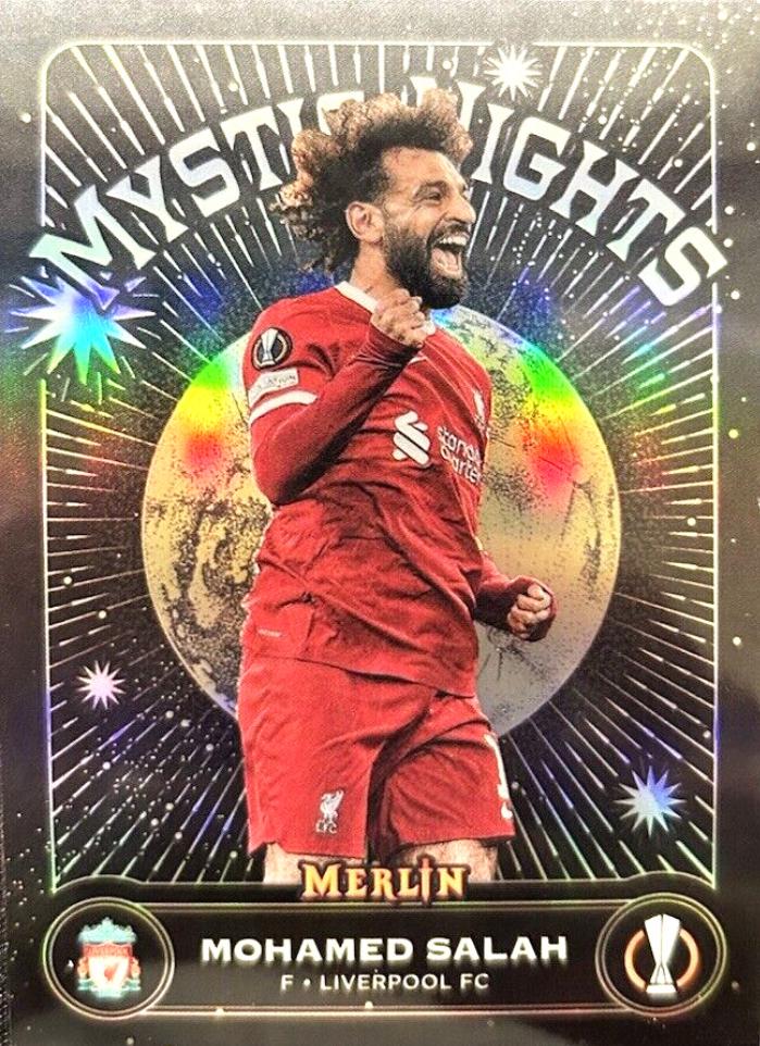 2023 Topps Merlin UEFA Mystic Nights Mohamed Salah #MN-3 card
