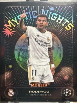 2023 Topps Merlin UEFA Mystic Nights Rodrygo #MN-5 card