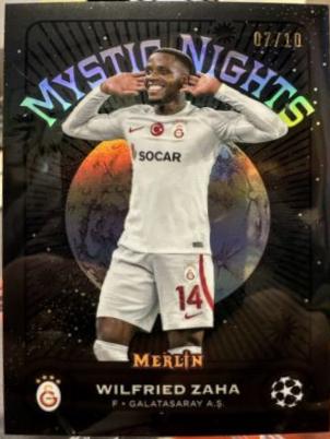 2023 Topps Merlin UEFA Mystic Nights Wilfried Zaha #MN-13 card
