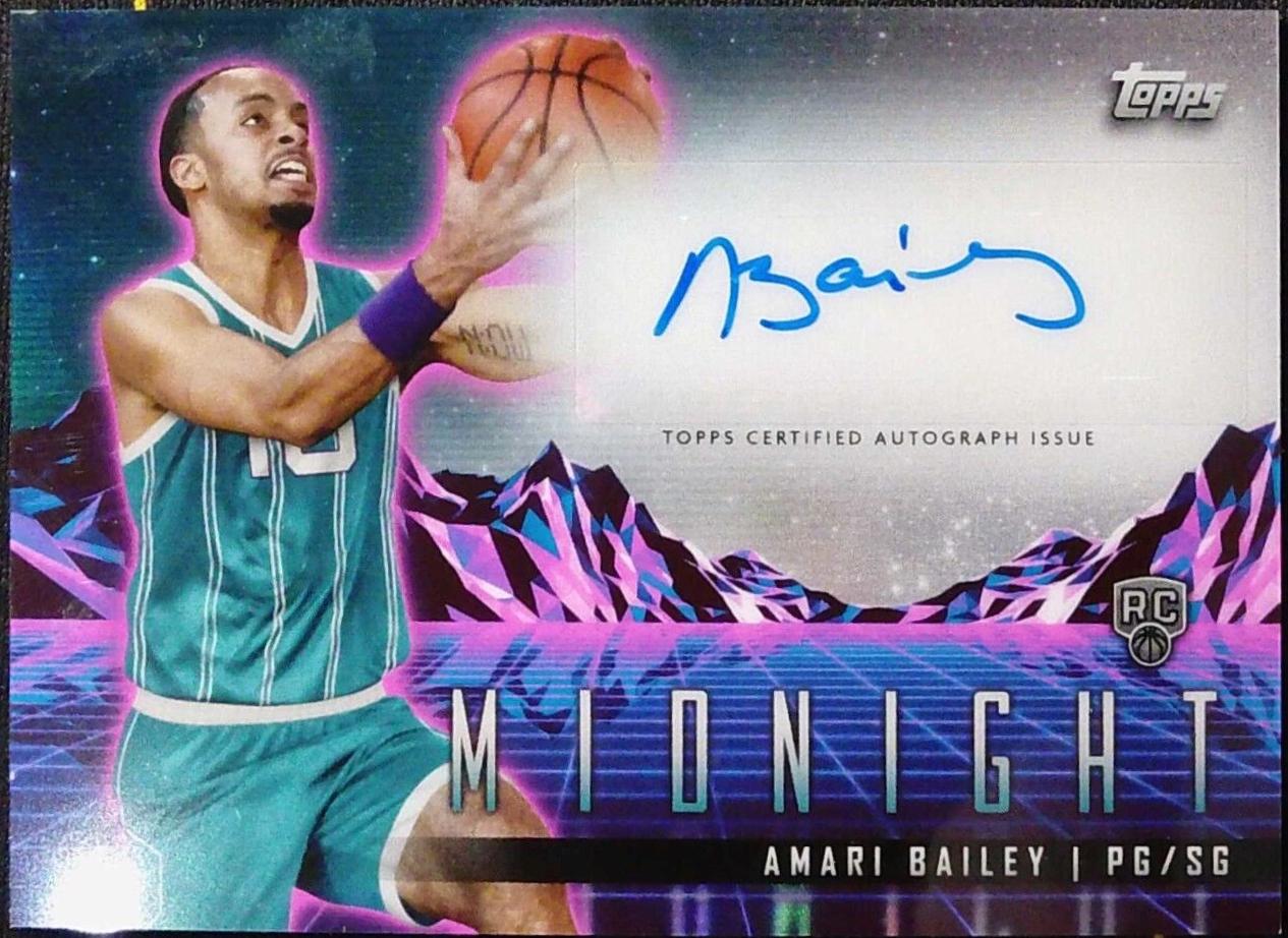 2023 Topps Midnight Rookie Horizon Signature Amari Bailey #RHS-AMB card