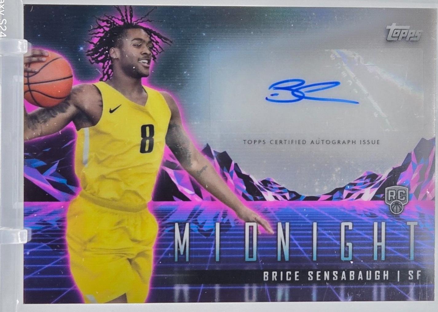2023 Topps Midnight Rookie Horizon Signature Brice Sensabaugh #RHS-BS card