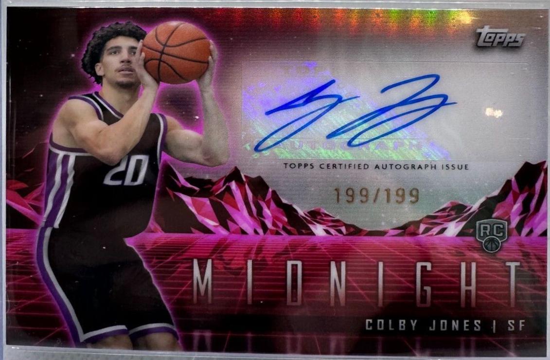 2023 Topps Midnight Rookie Horizon Signature Colby Jones #RHS-CJ card