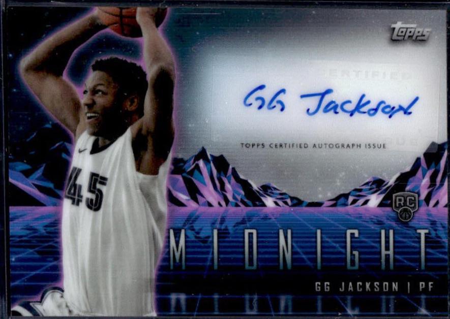 2023 Topps Midnight Rookie Horizon Signature GG Jackson #RHS-GG card