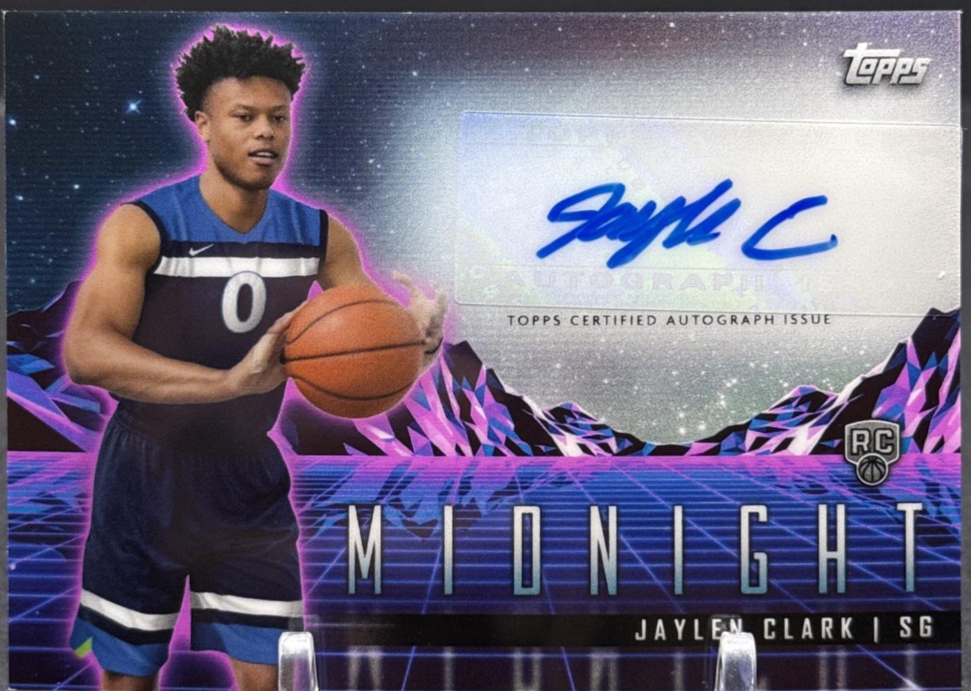 2023 Topps Midnight Rookie Horizon Signature Jaylen Clark #RHS-JC card