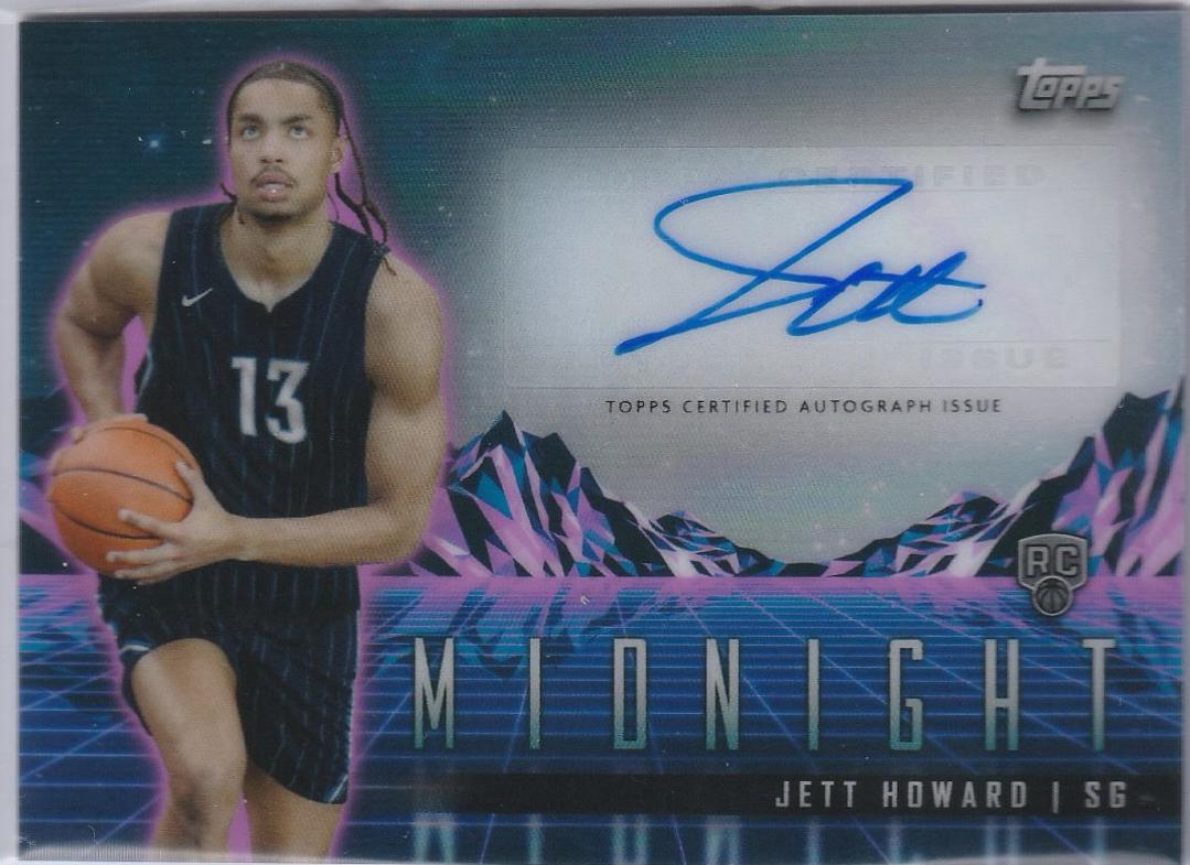 2023 Topps Midnight Rookie Horizon Signature Jett Howard #RHS-JEH card