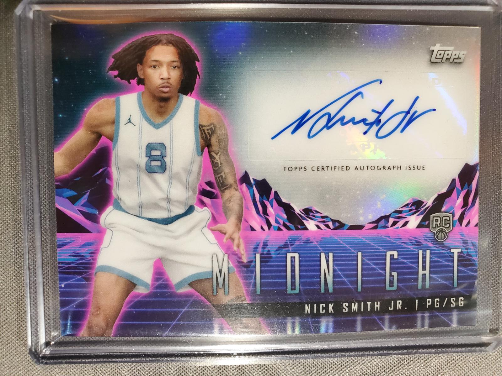 2023 Topps Midnight Rookie Horizon Signature Nick Smith Jr. #RHS-NSJ card