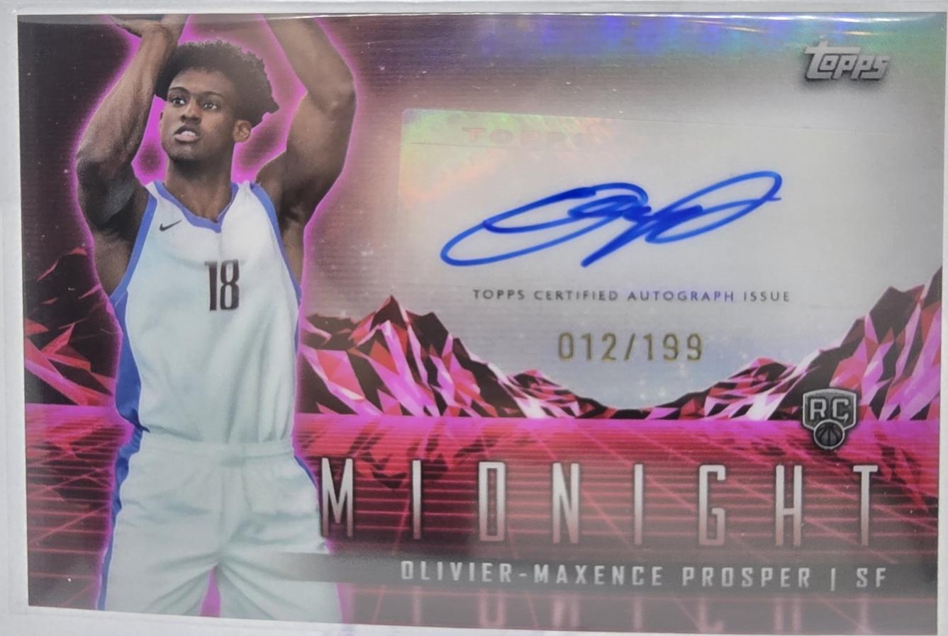 2023 Topps Midnight Rookie Horizon Signature Olivier-Maxence Prosper #RHS-OMP card