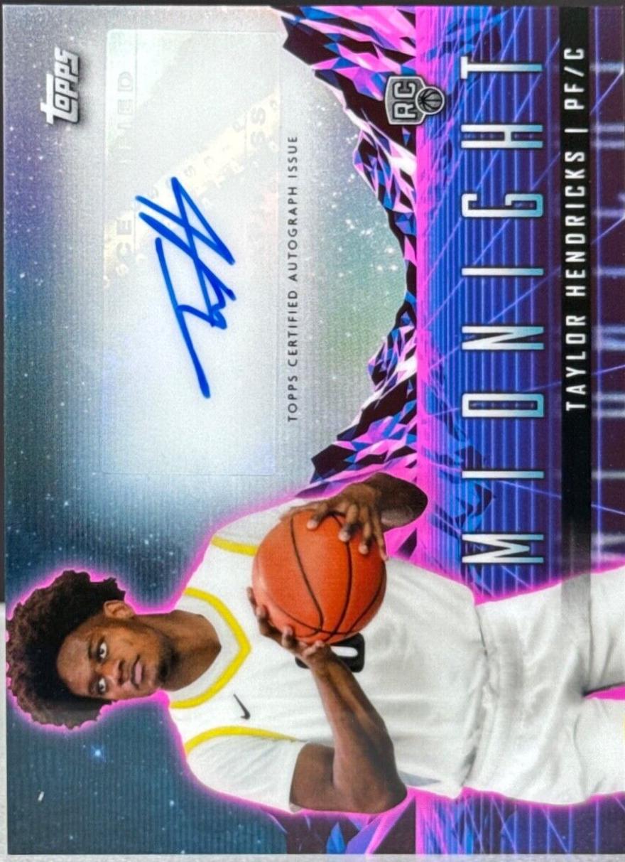 2023 Topps Midnight Rookie Horizon Signature Taylor Hendricks #RHS-TH card