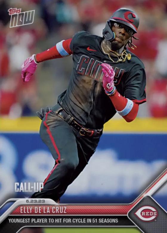 2023 Topps Now Elly De La Cruz #485 card