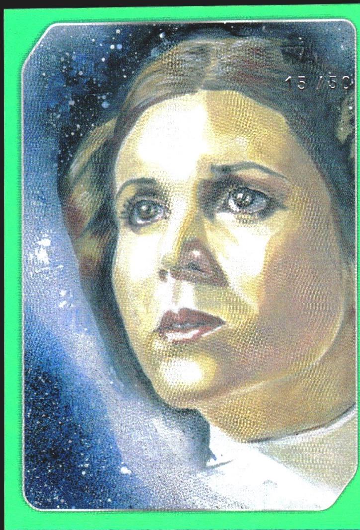 2023 Topps Princess Leia Organa [Green] #87 card
