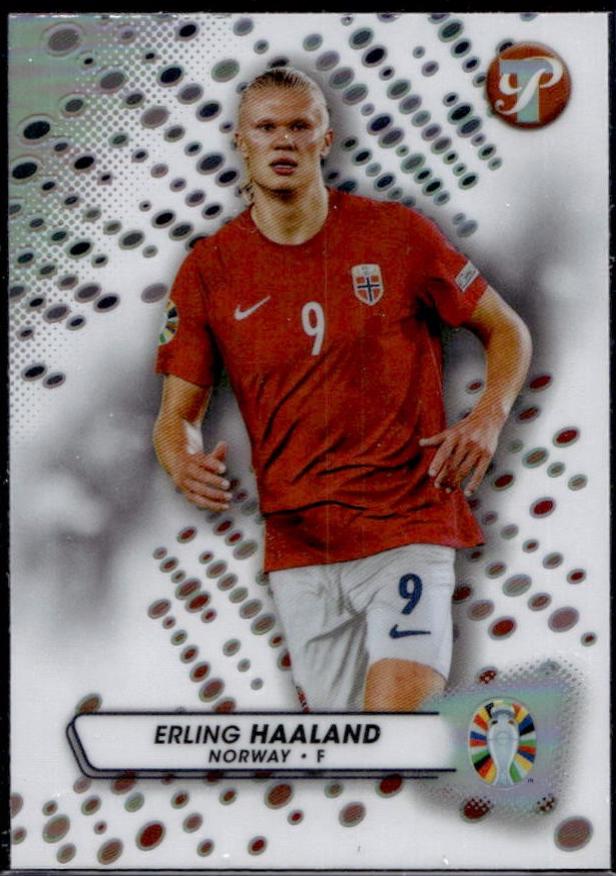 2023 Topps Pristine Road to Euro 2024 Erling Haaland [Refractor] #118 card