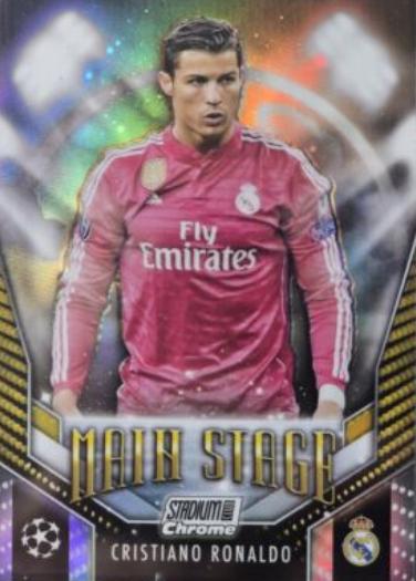 2023 Topps Stadium Club Chrome UEFA Main Stage Cristiano Ronaldo #MS-CR card