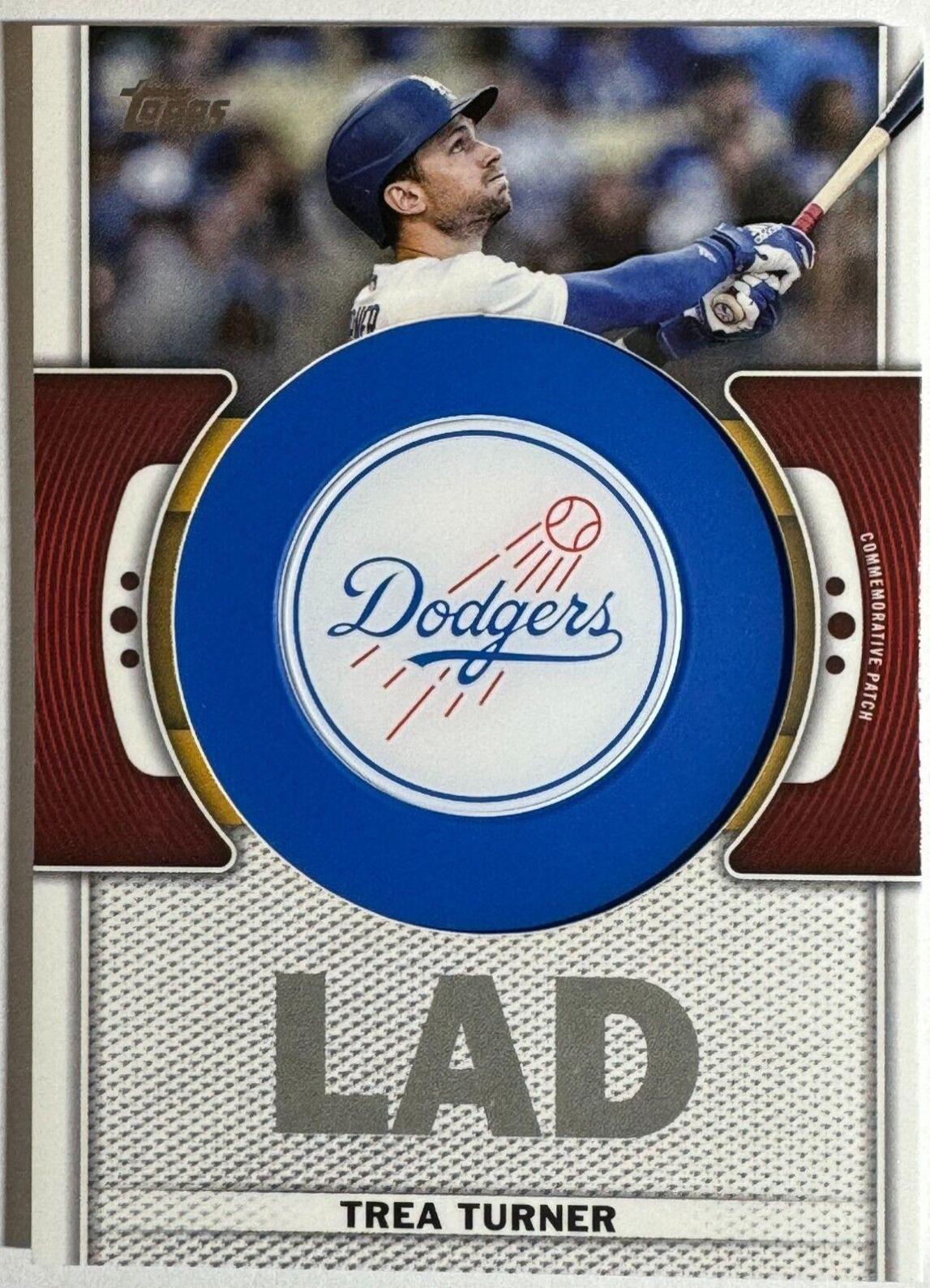 2023 Topps Team Logo Patch Trea Turner #TLP-TT card