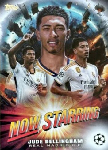 2023 Topps UEFA Club Now Starring Jude Bellingham #NS-1 card