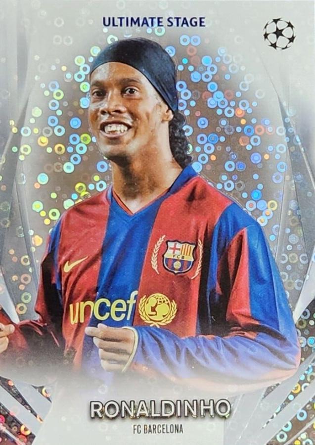 2023 Topps UEFA Club Ultimate Stage Ronaldinho #USC-13 card