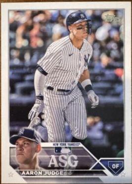 2023 Topps Update All Star Game Aaron Judge #ASG-2 card