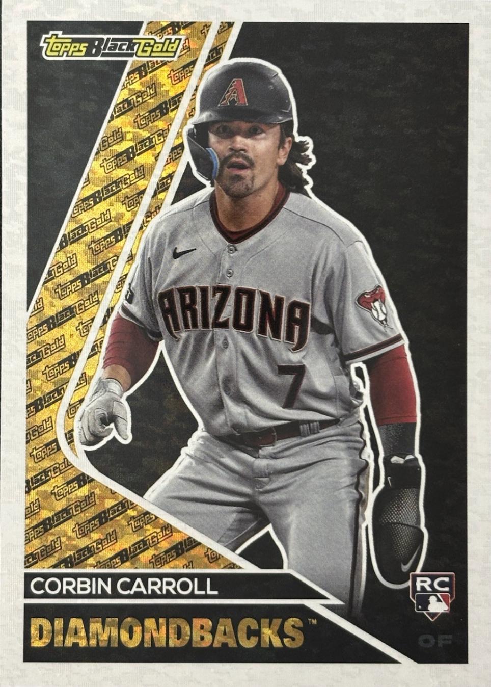 2023 Topps Update Black Gold Corbin Carroll #BG-3 card