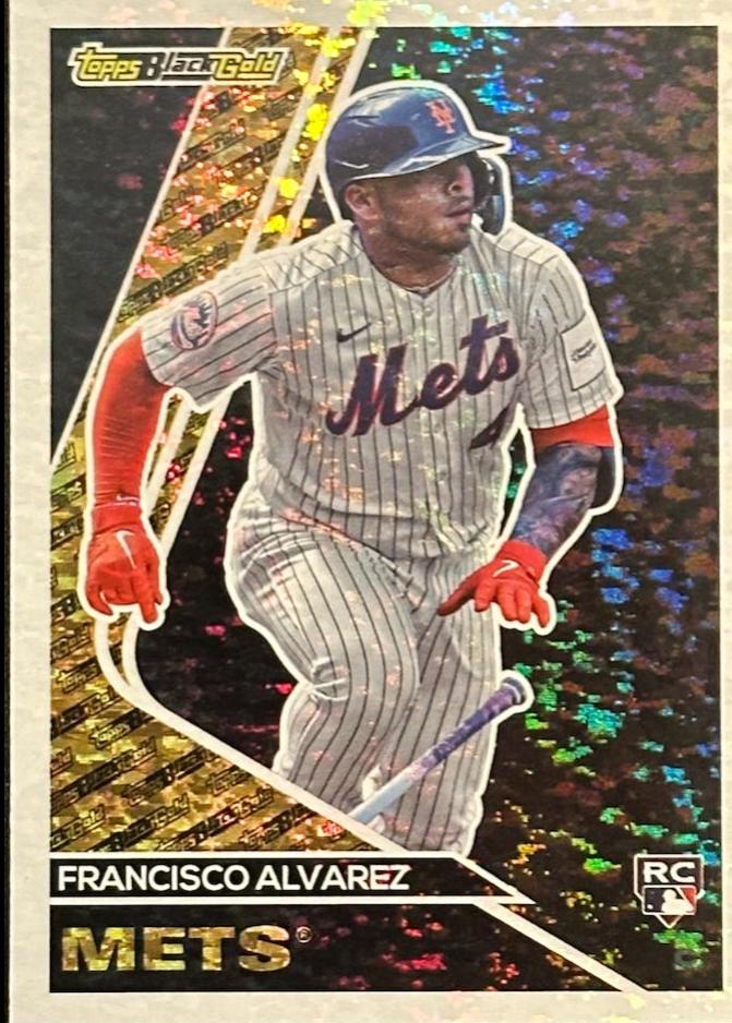 2023 Topps Update Black Gold Francisco Alvarez #BG-16 card