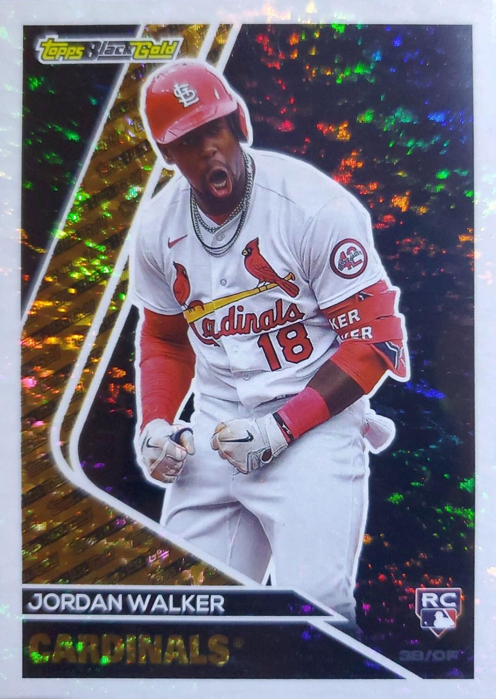 2023 Topps Update Black Gold Jordan Walker #BG-29 card