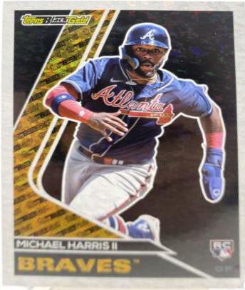 2023 Topps Update Black Gold Michael Harris II #BG-6 card