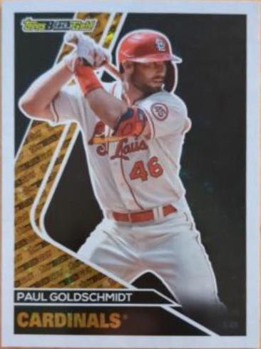 2023 Topps Update Black Gold Paul Goldschmidt #BG-27 card