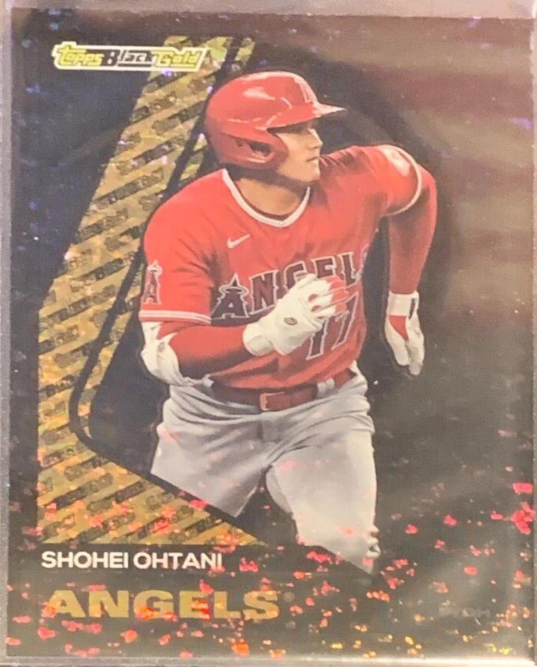 2023 Topps Update Black Gold Shohei Ohtani [Black] #BG-4 card