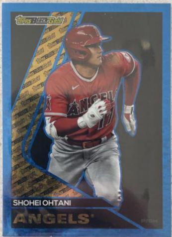 2023 Topps Update Black Gold Shohei Ohtani [Blue] #BG-4 card