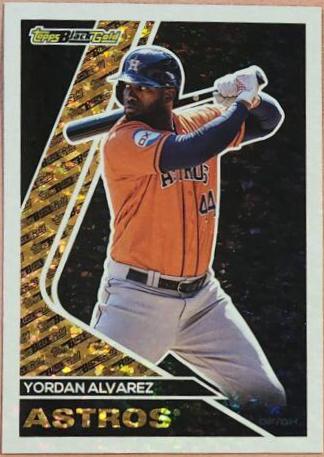2023 Topps Update Black Gold Yordan Alvarez #BG-12 card
