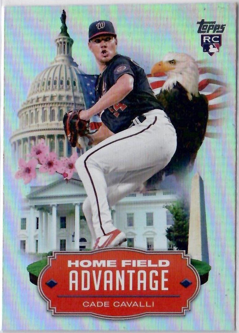 2023 Topps Update Home Field Advantage Cade Cavalli #HA-30 card