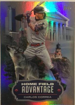 2023 Topps Update Home Field Advantage Carlos Correa #HA-25 card